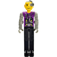 Lego panáček Technic, purpurová (tech007 PURPLE)